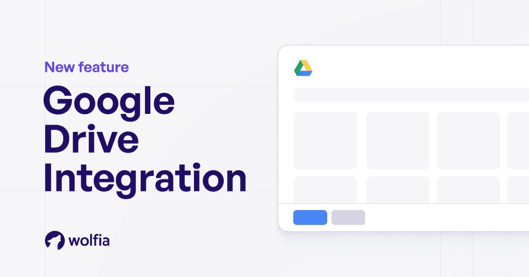 Google Drive integration for streamlined questionnaire workflows